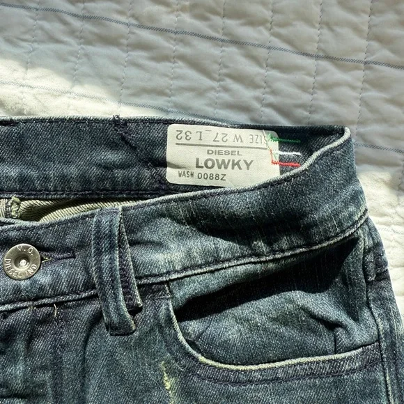 Diesel Straight-Leg Blue Jeans - Picture 9 of 10